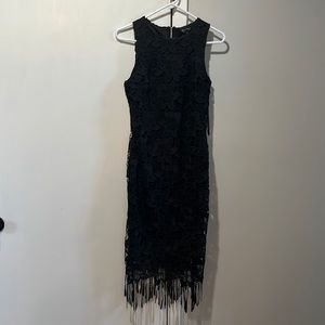 Black cocktail dress. Worn once.